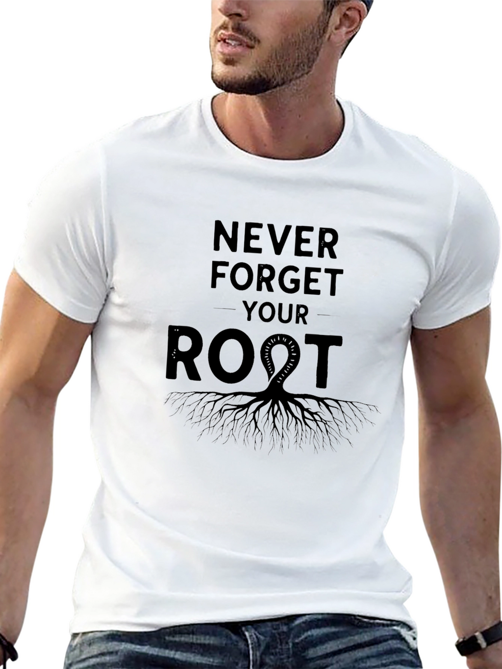 Never Forget Your Roots Graphic Tee