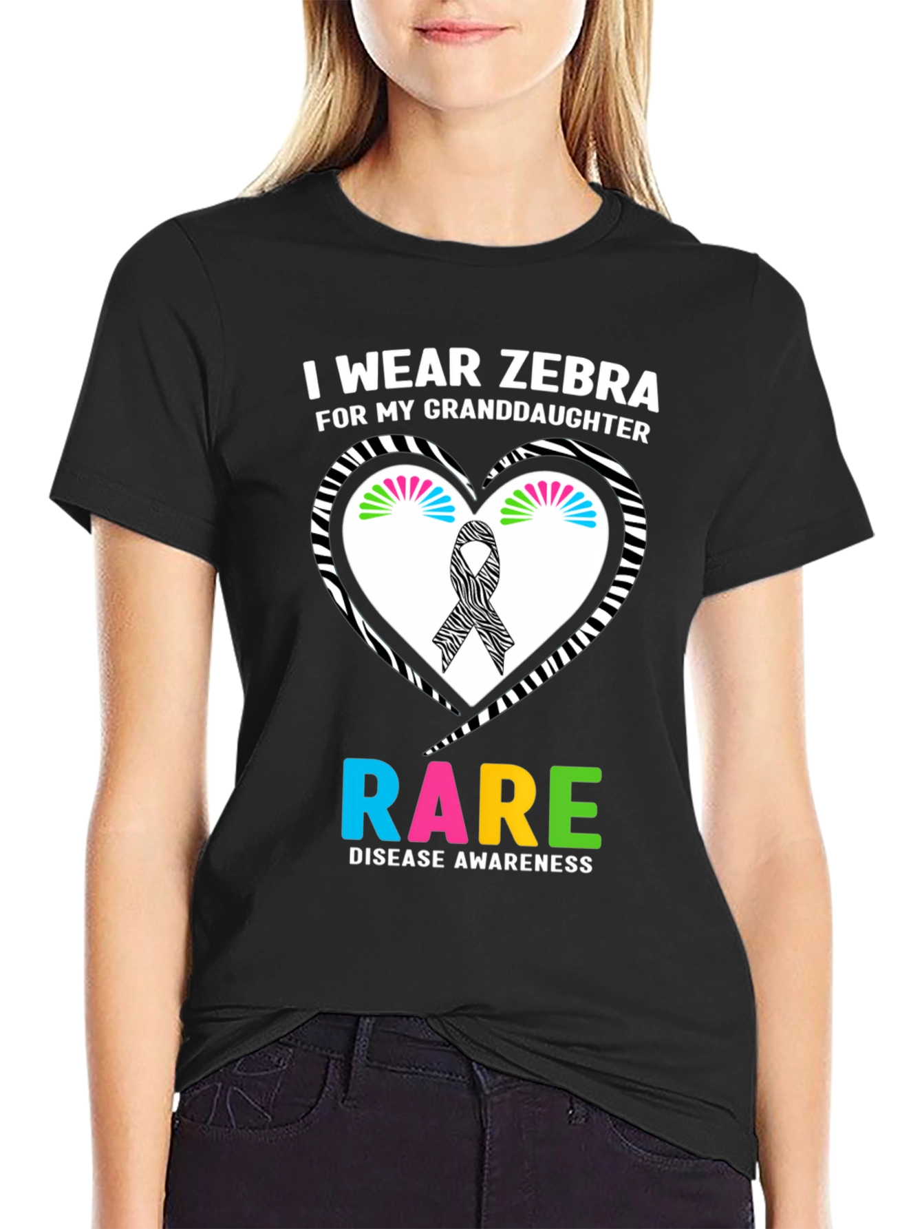 Zebra Rare Disease Awareness T-Shirt