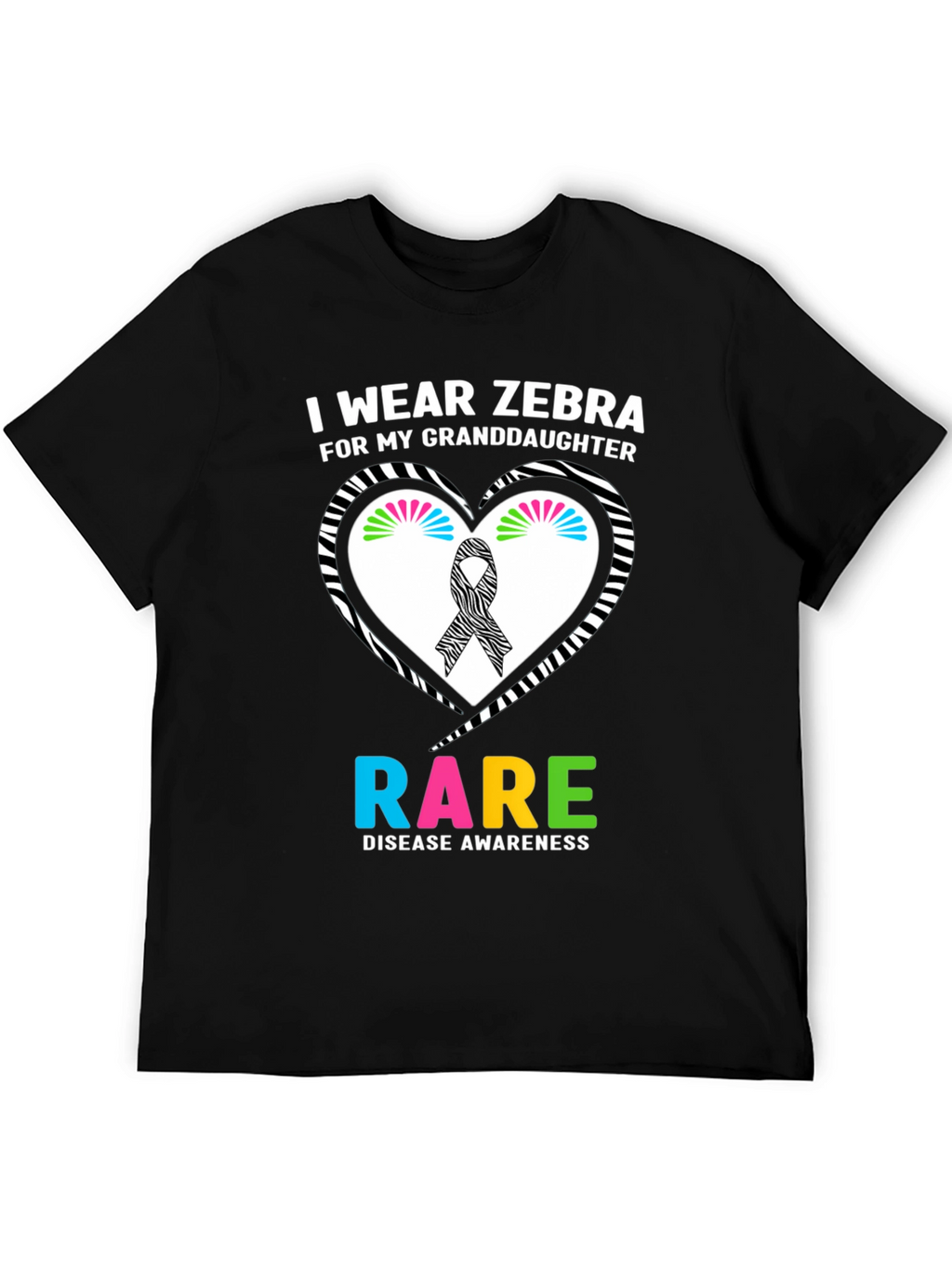 Zebra Rare Disease Awareness T-Shirt