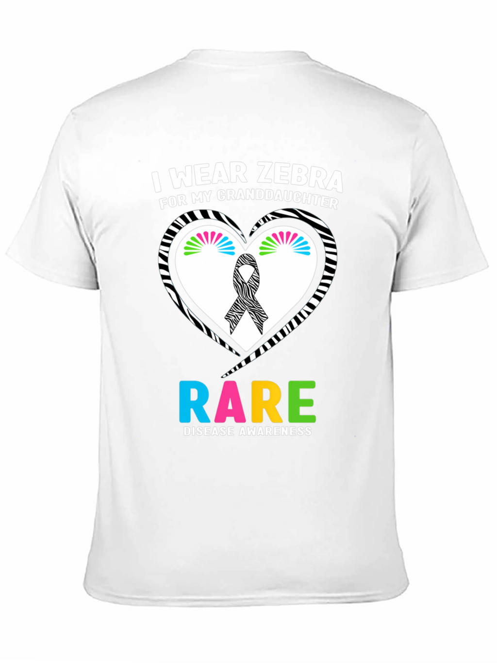 Zebra Rare Disease Awareness T-Shirt