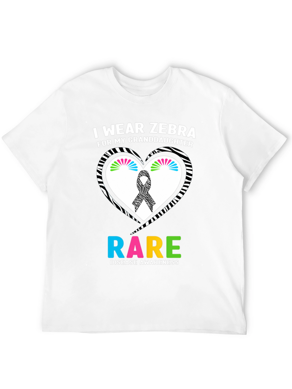 Zebra Rare Disease Awareness T-Shirt