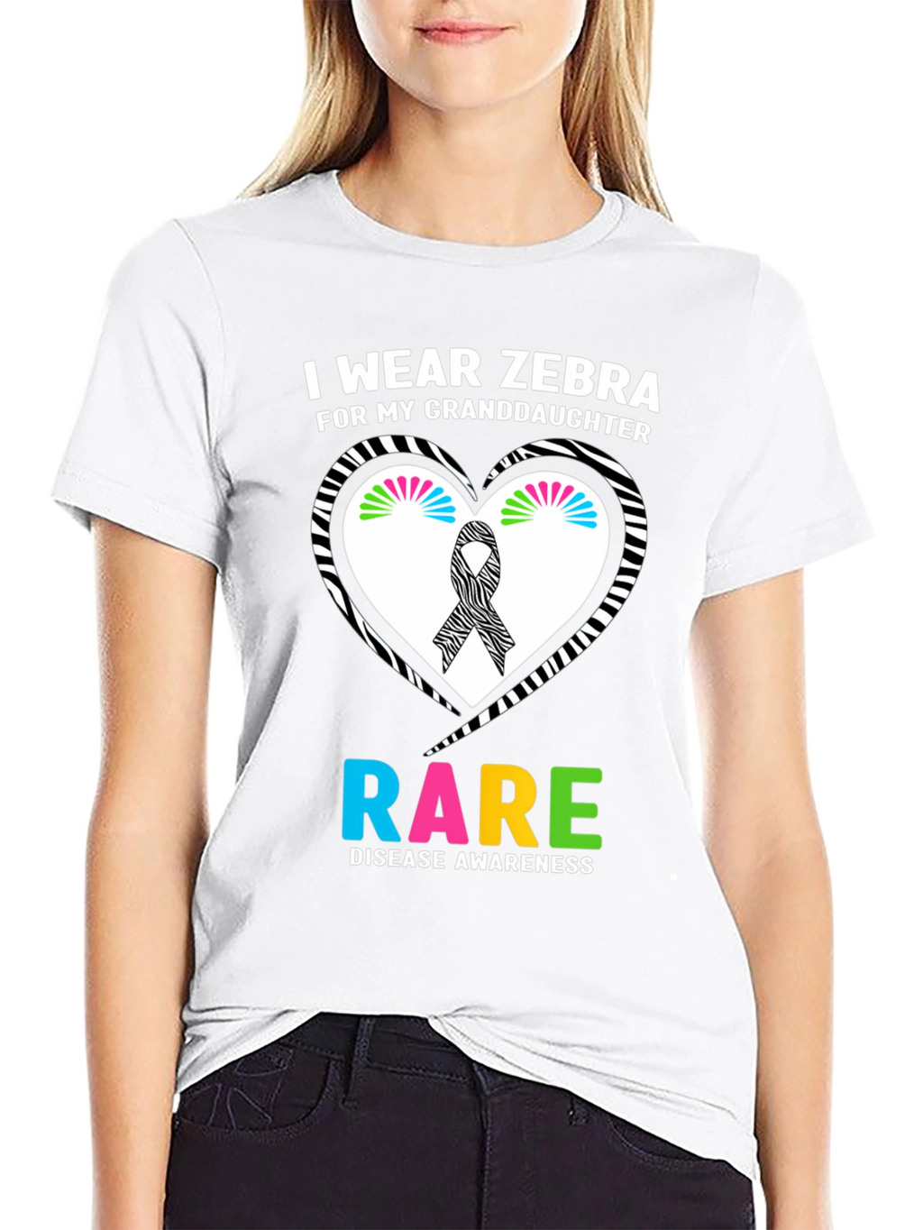 Zebra Rare Disease Awareness T-Shirt