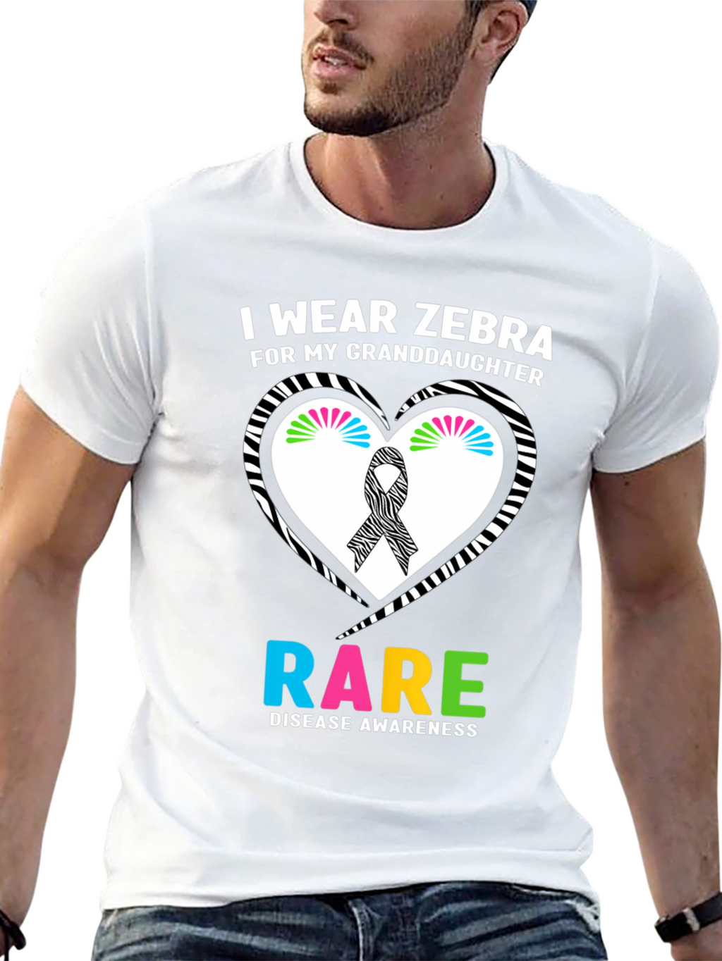 Zebra Rare Disease Awareness T-Shirt