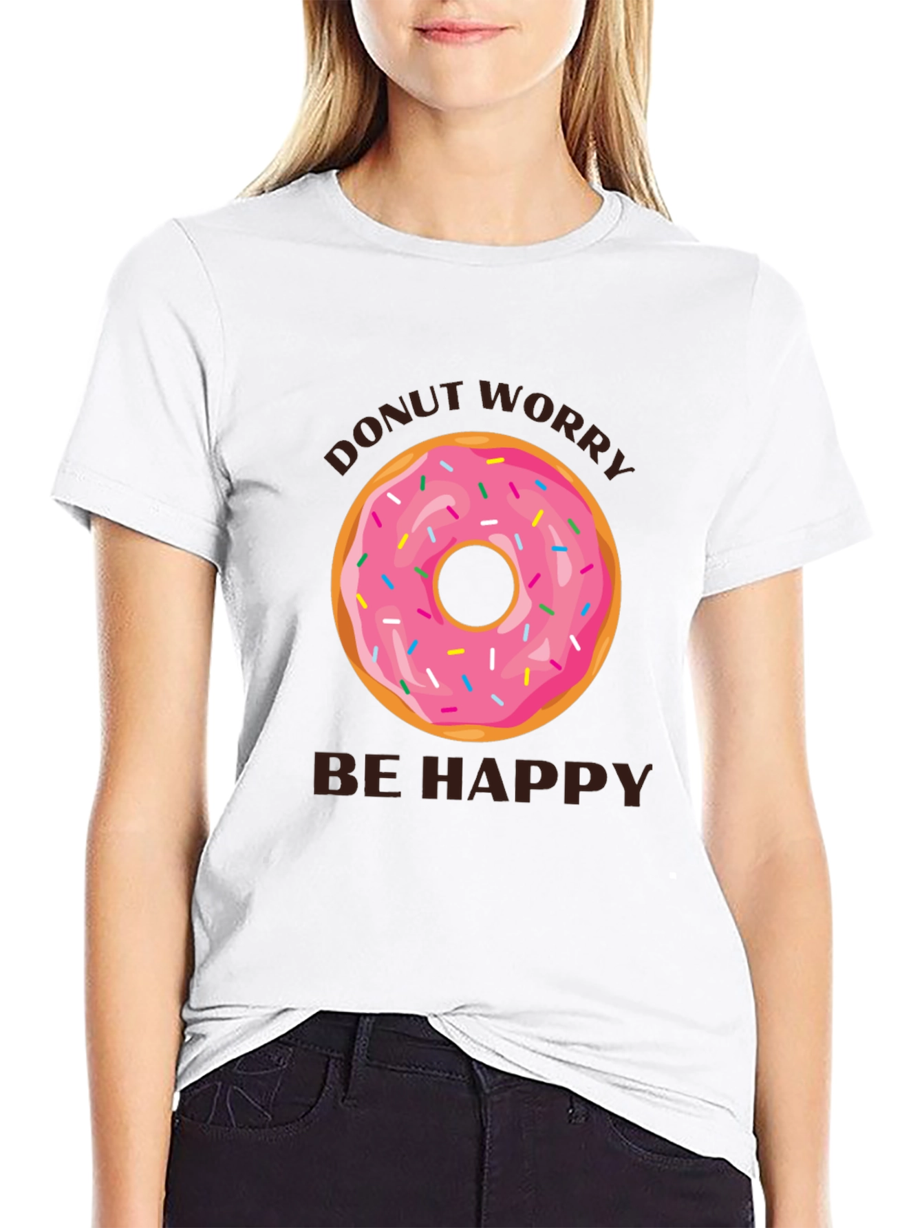 Donut Worry Be Happy T-Shirt