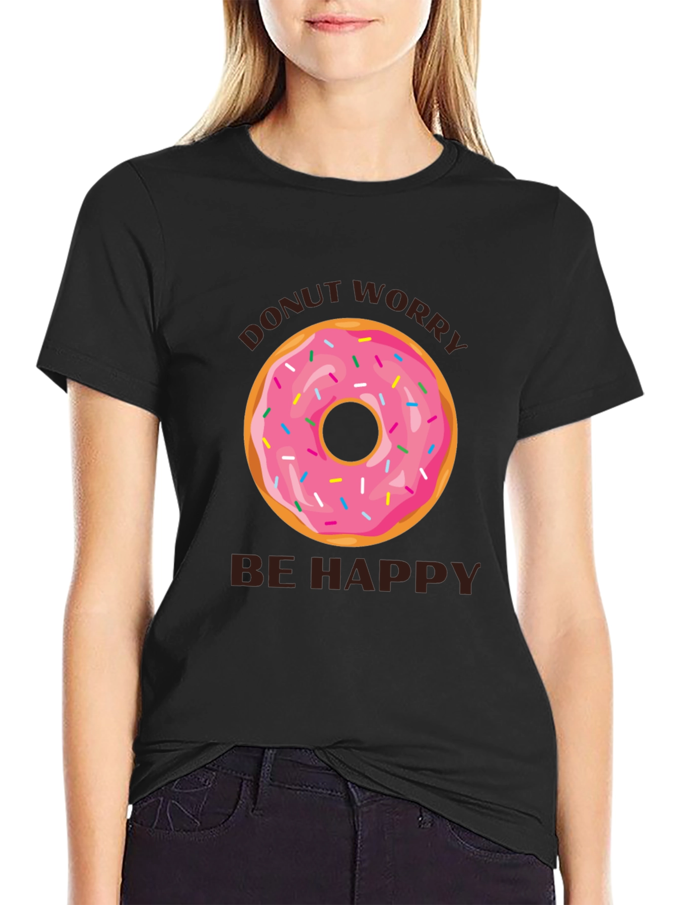 Donut Worry Be Happy T-Shirt