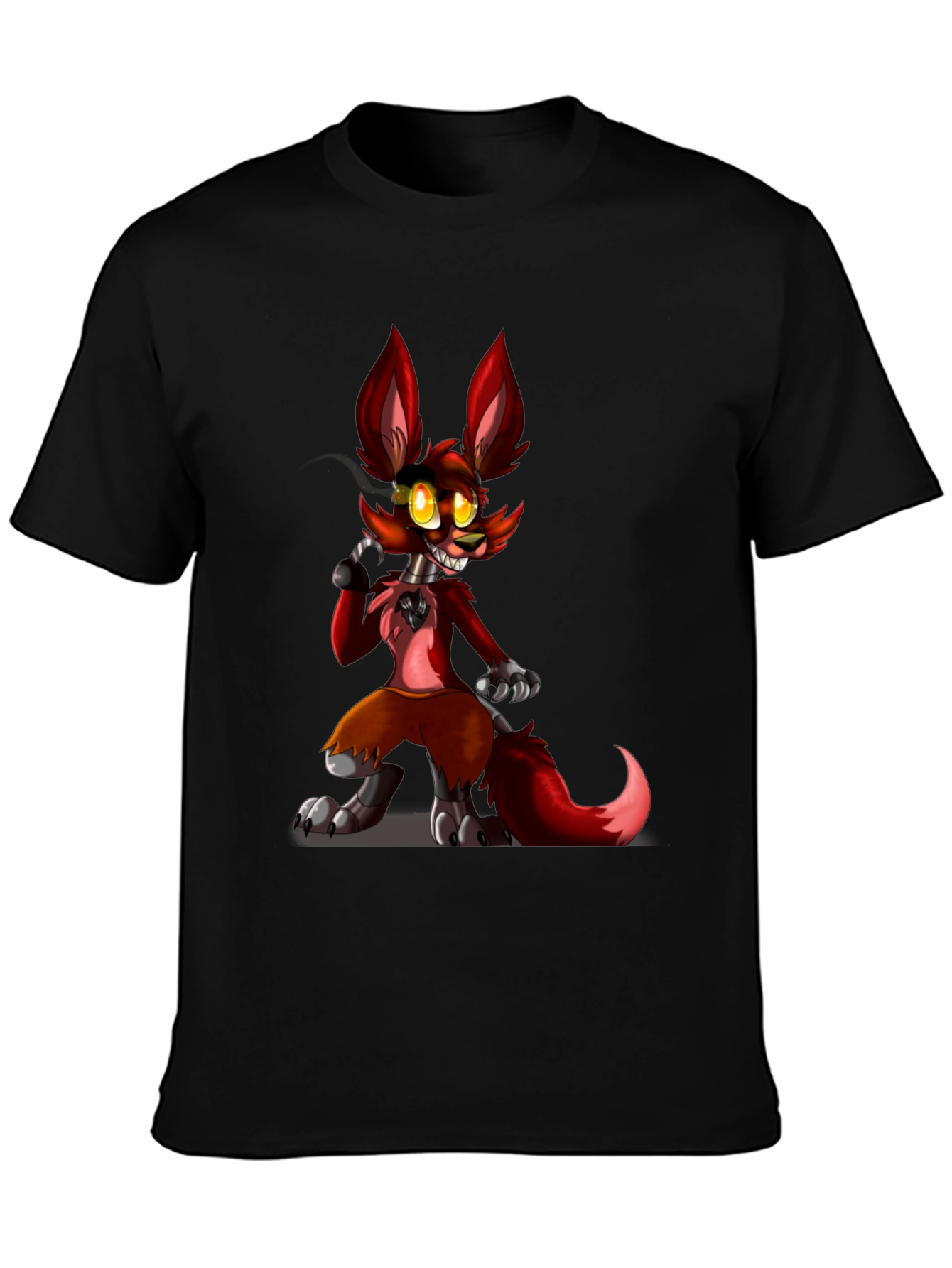 Foxy Five Nights at Freddys Black T-Shirt