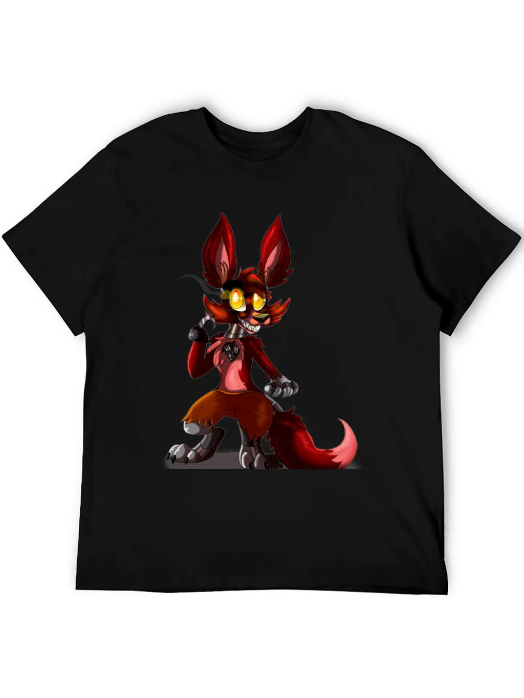 Foxy Five Nights at Freddys Black T-Shirt