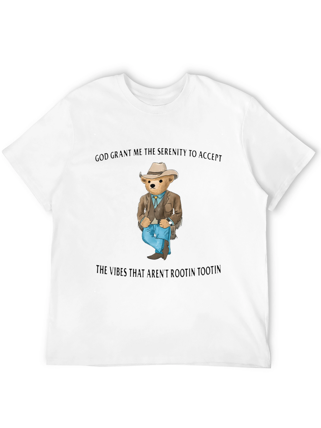 Serenity Bear T-Shirt - Cowboy Western