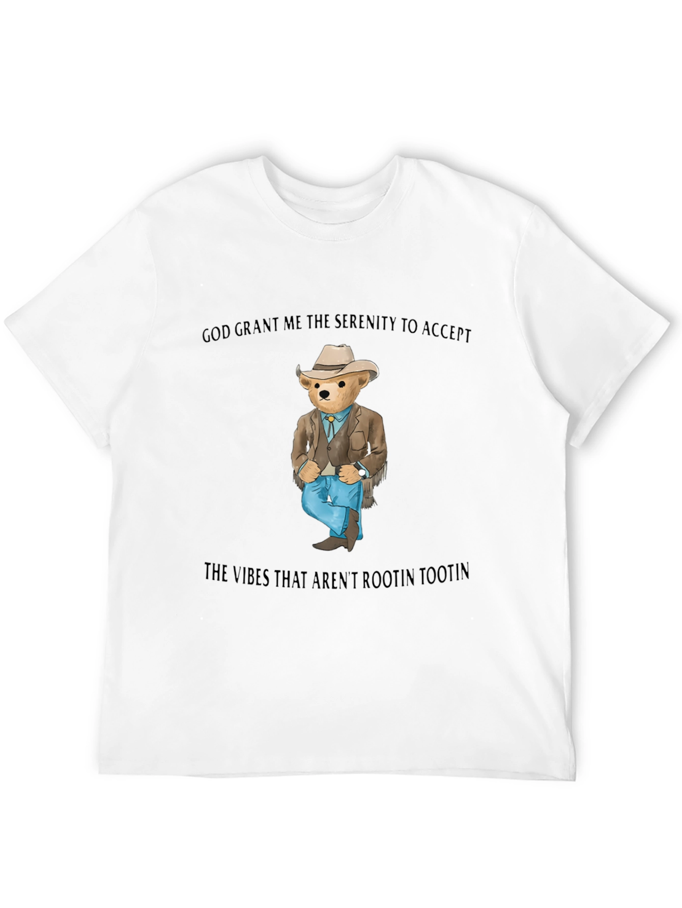 Serenity Bear T-Shirt - Cowboy Western