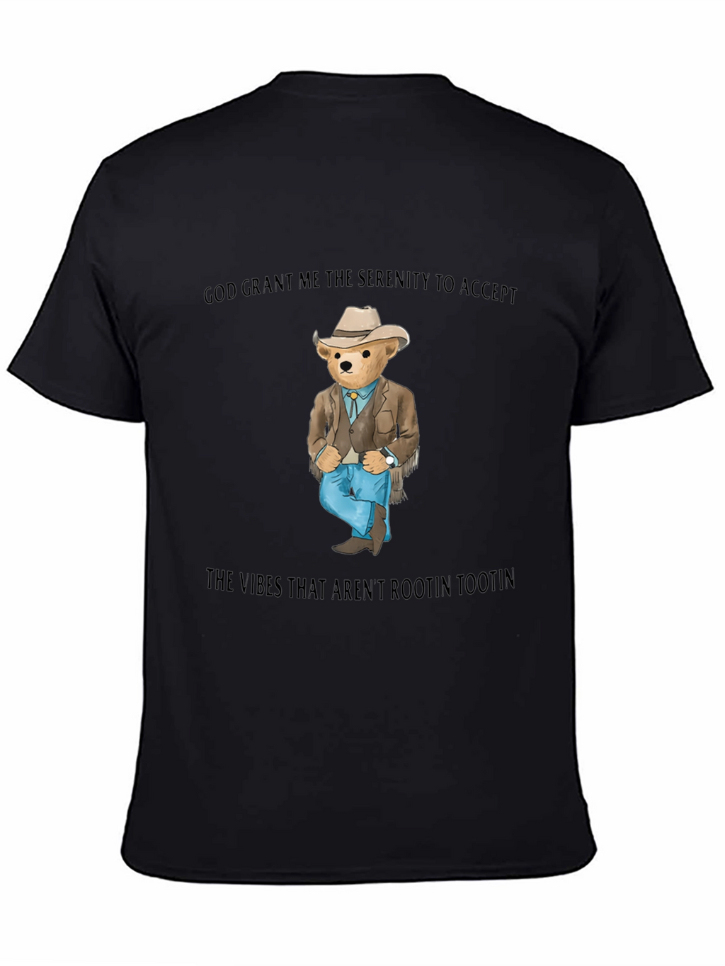 Serenity Bear T-Shirt - Cowboy Western