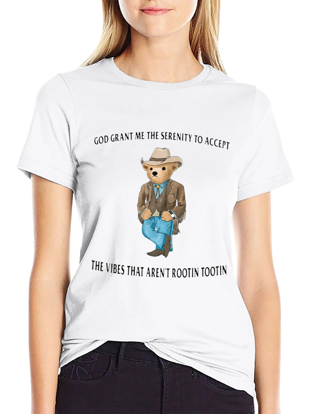 Serenity Bear T-Shirt - Cowboy Western