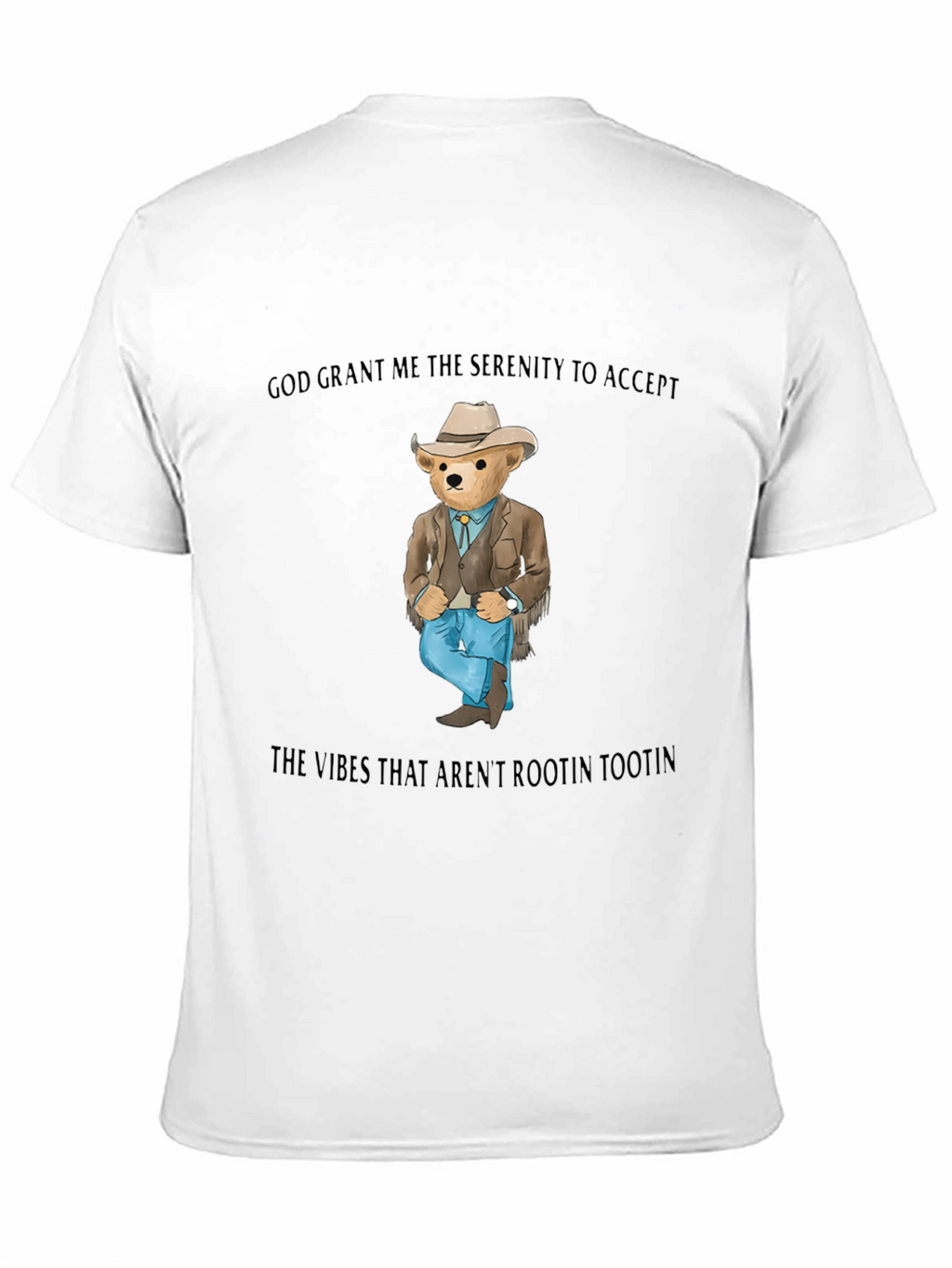 Serenity Bear T-Shirt - Cowboy Western