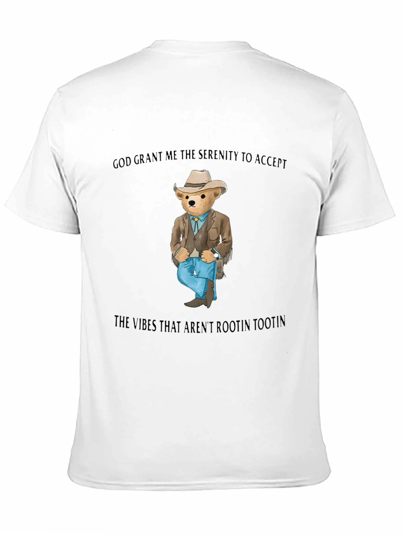 Serenity Bear T-Shirt - Cowboy Western