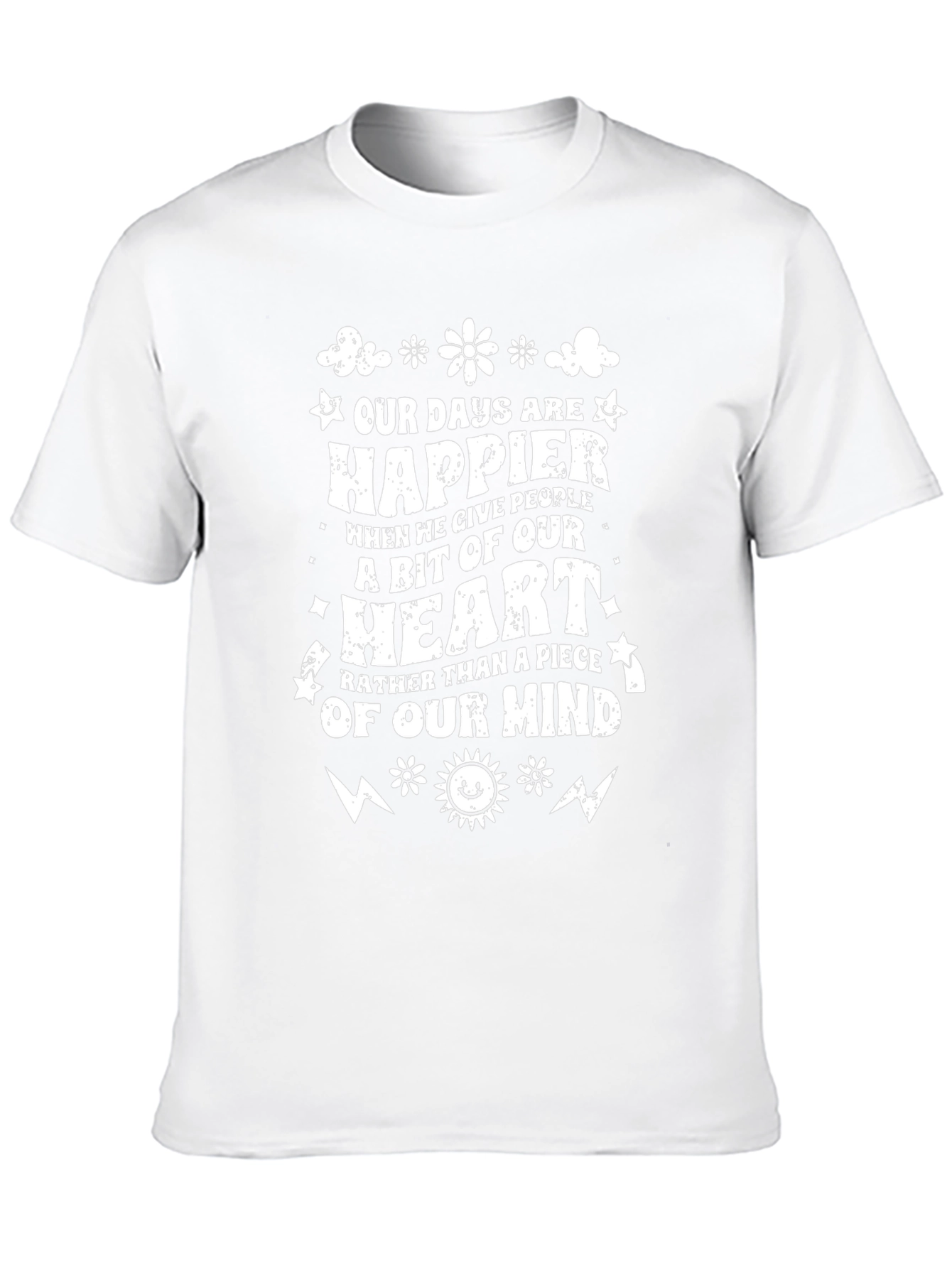 Happier Heart Graphic T-Shirt - Comfort Fit