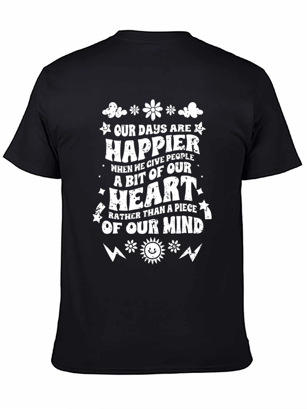 Happier Heart Graphic T-Shirt - Comfort Fit