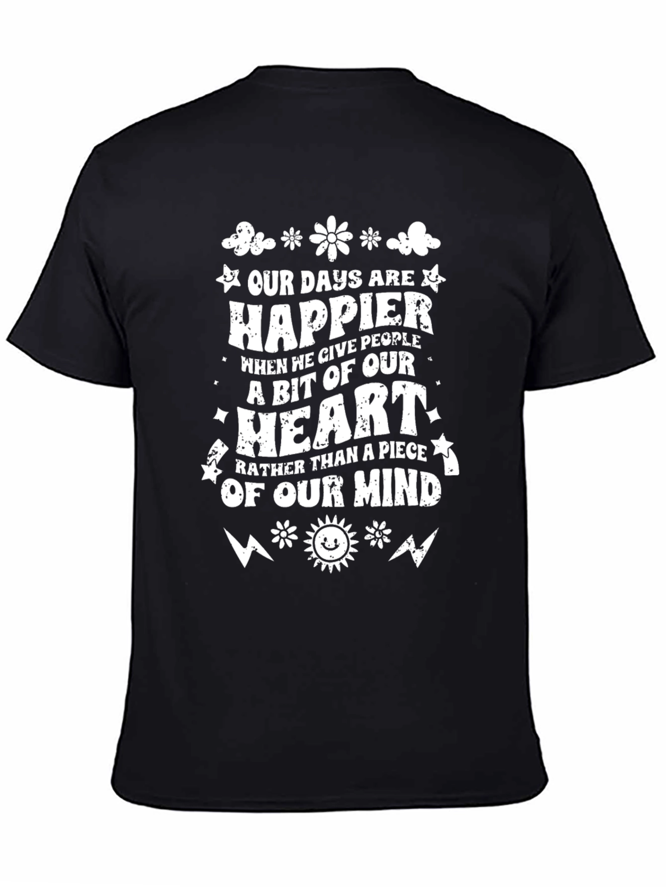 Happier Heart Graphic T-Shirt - Comfort Fit
