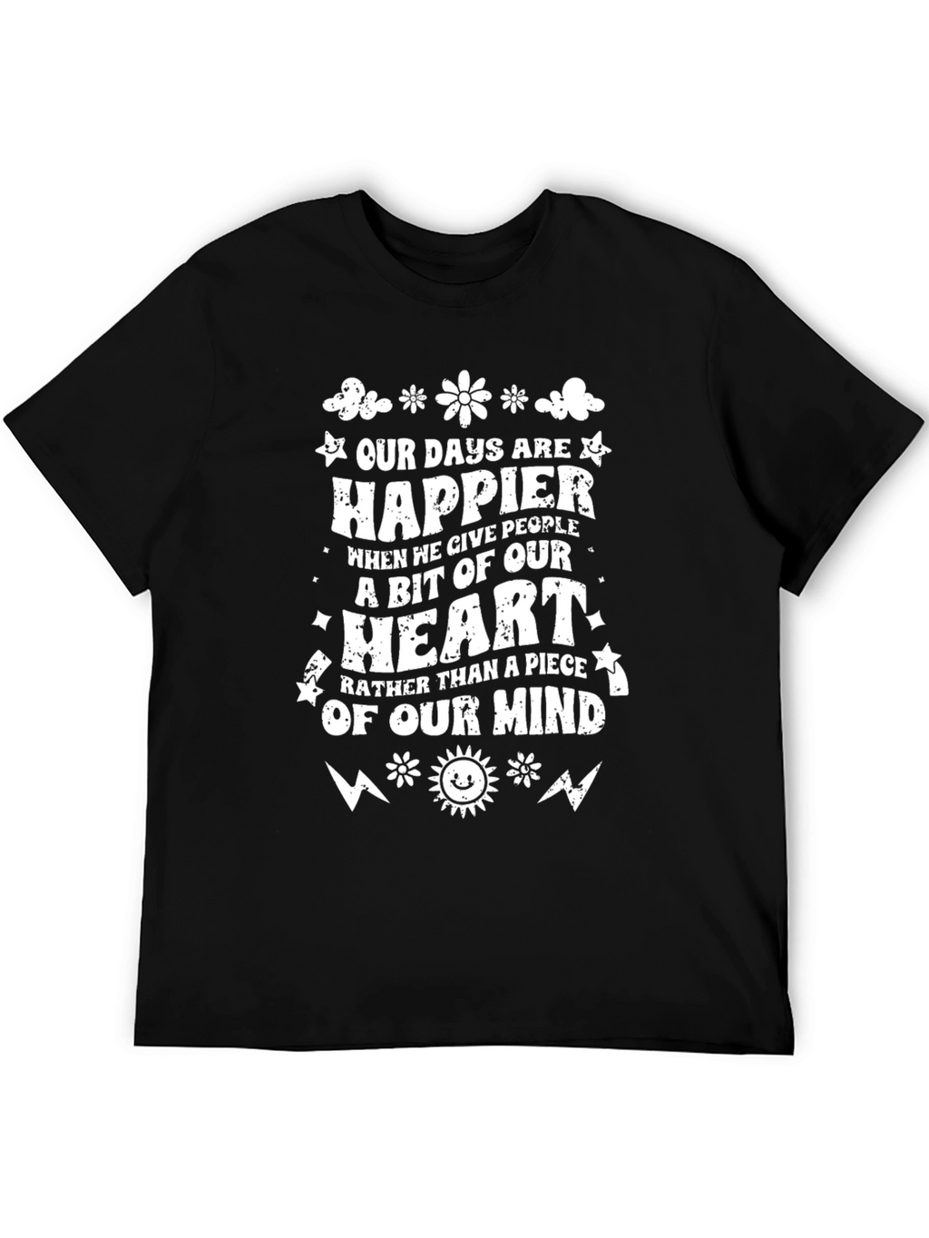 Happier Heart Graphic T-Shirt - Comfort Fit