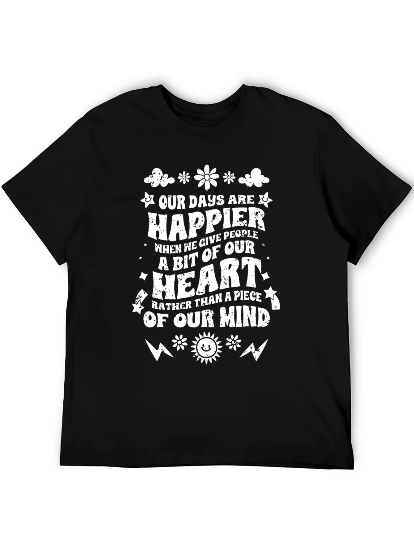 Happier Heart Graphic T-Shirt - Comfort Fit