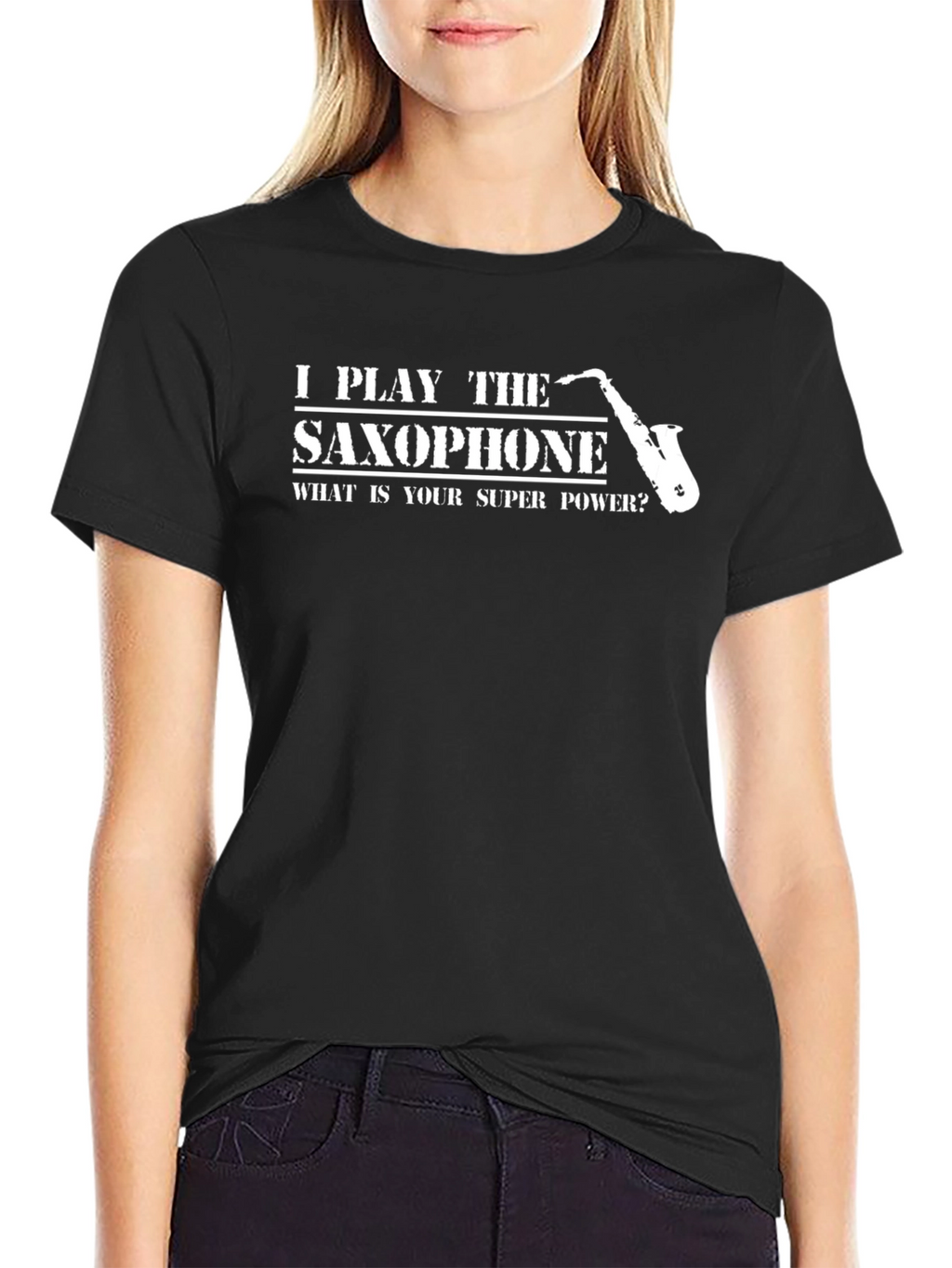 I Play Saxophone T-Shirt - Whats Your Superpower?