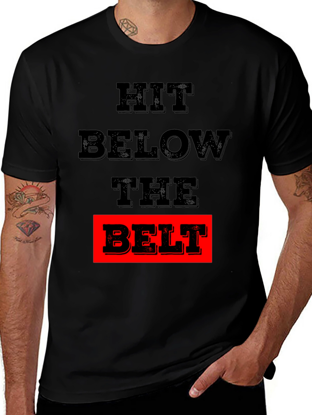 Hit Below The Belt Graphic Tee