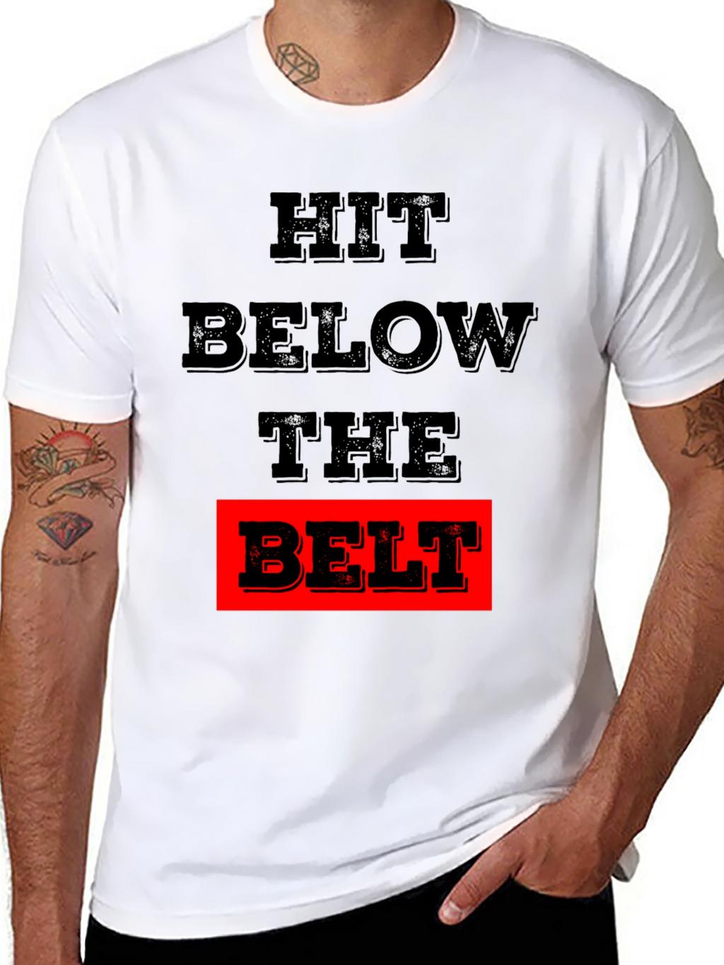 Hit Below The Belt Graphic Tee