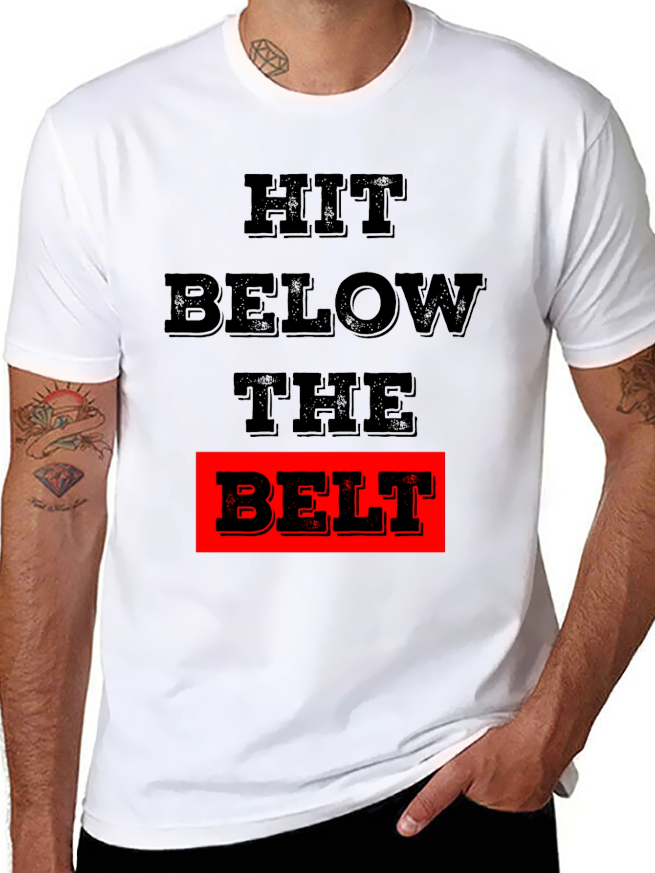 Hit Below The Belt Graphic Tee