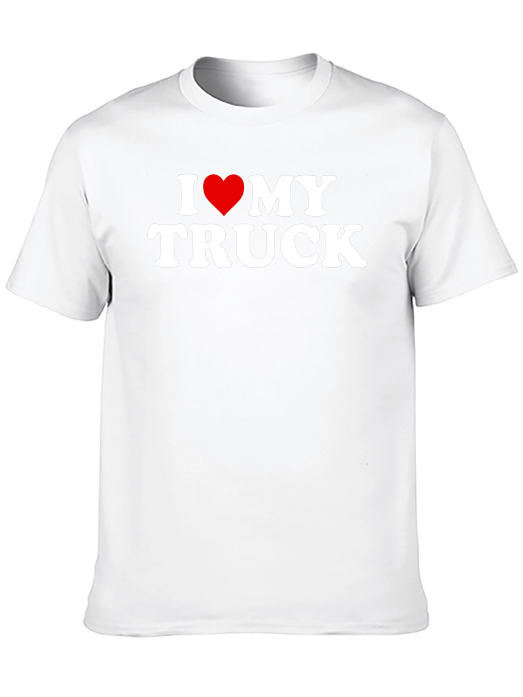 I Love My Truck Graphic Tee - Black