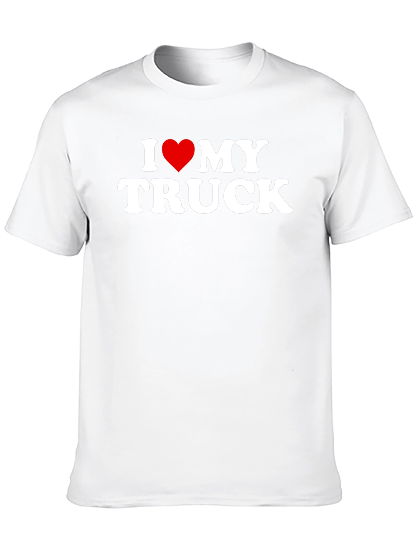 I Love My Truck Graphic Tee - Black