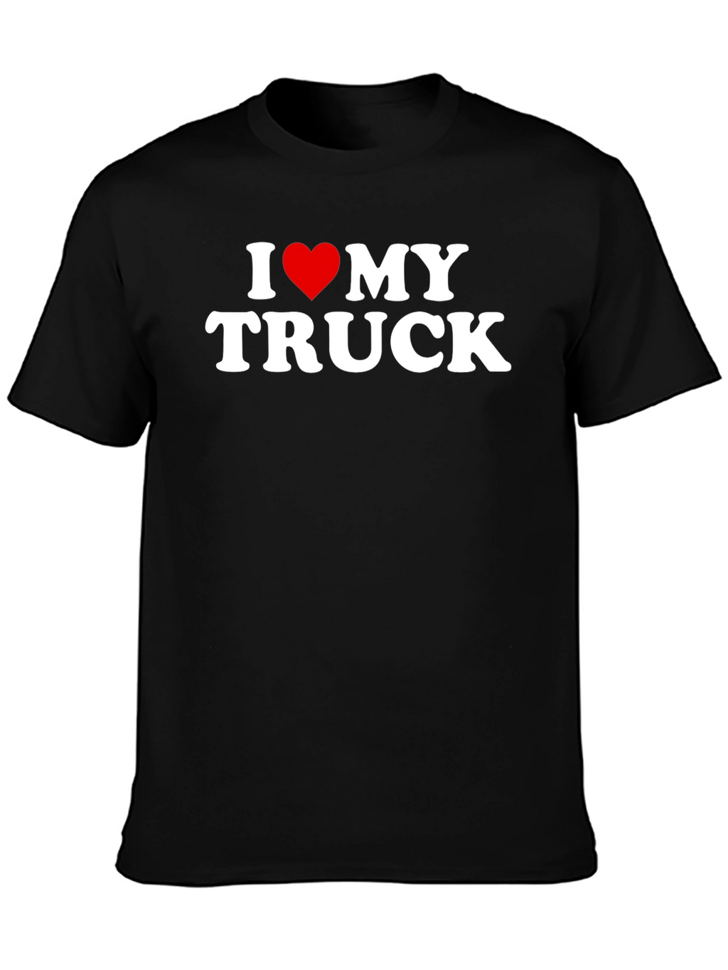 I Love My Truck Graphic Tee - Black