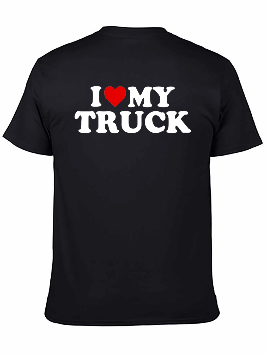 I Love My Truck Graphic Tee - Black
