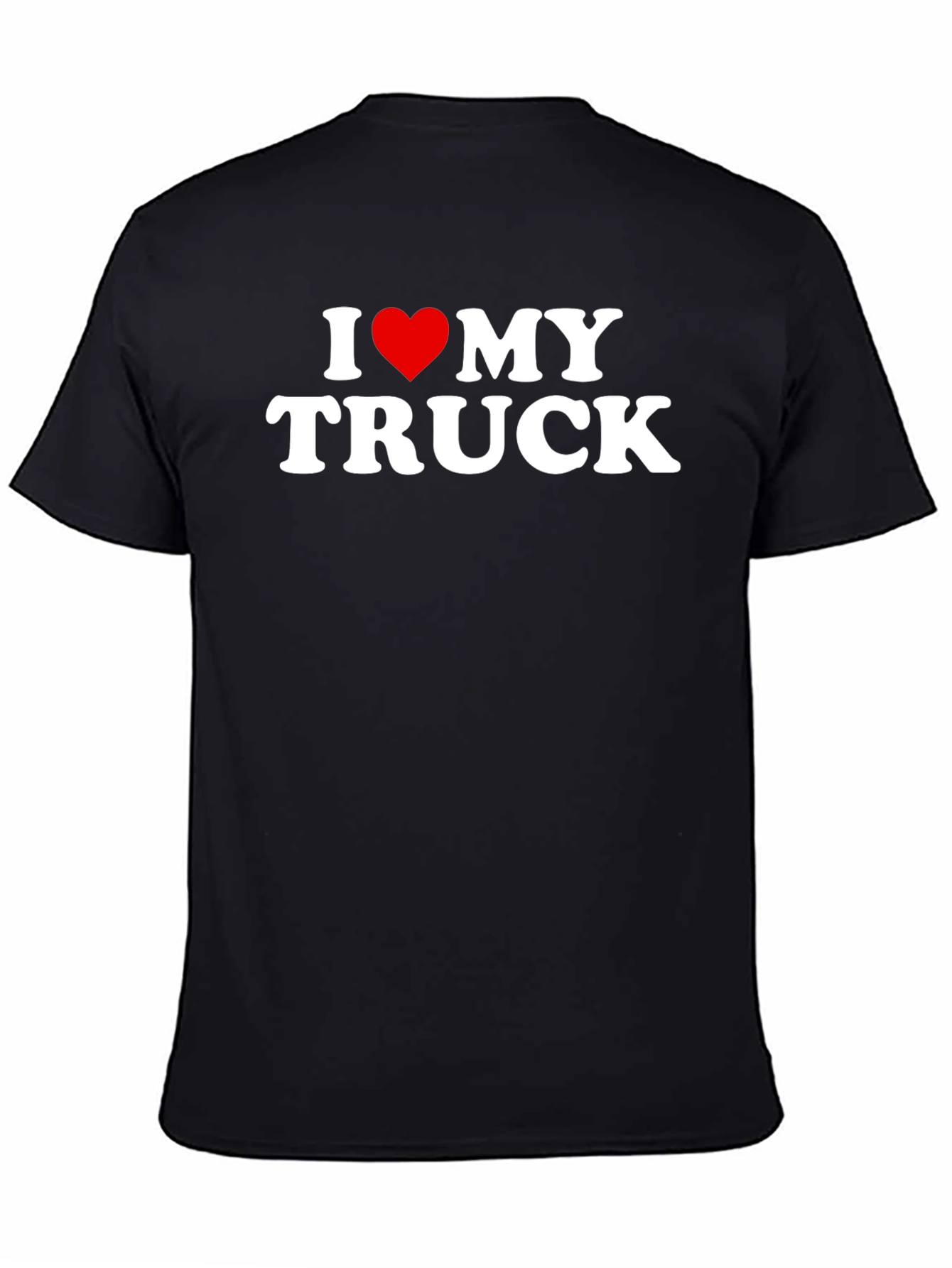 I Love My Truck Graphic Tee - Black