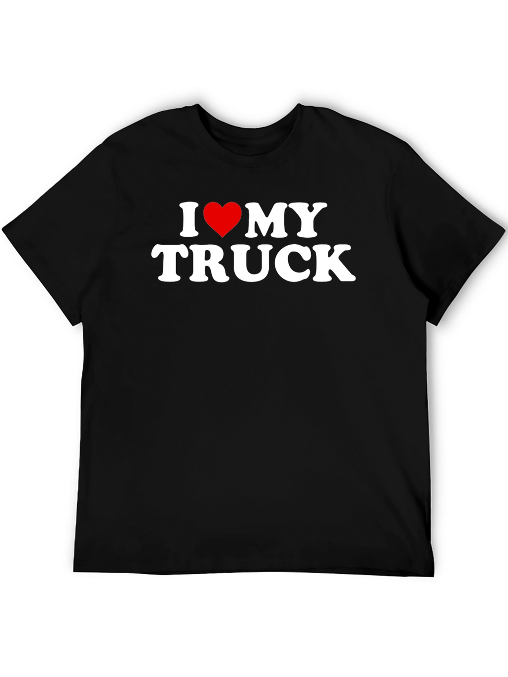 I Love My Truck Graphic Tee - Black