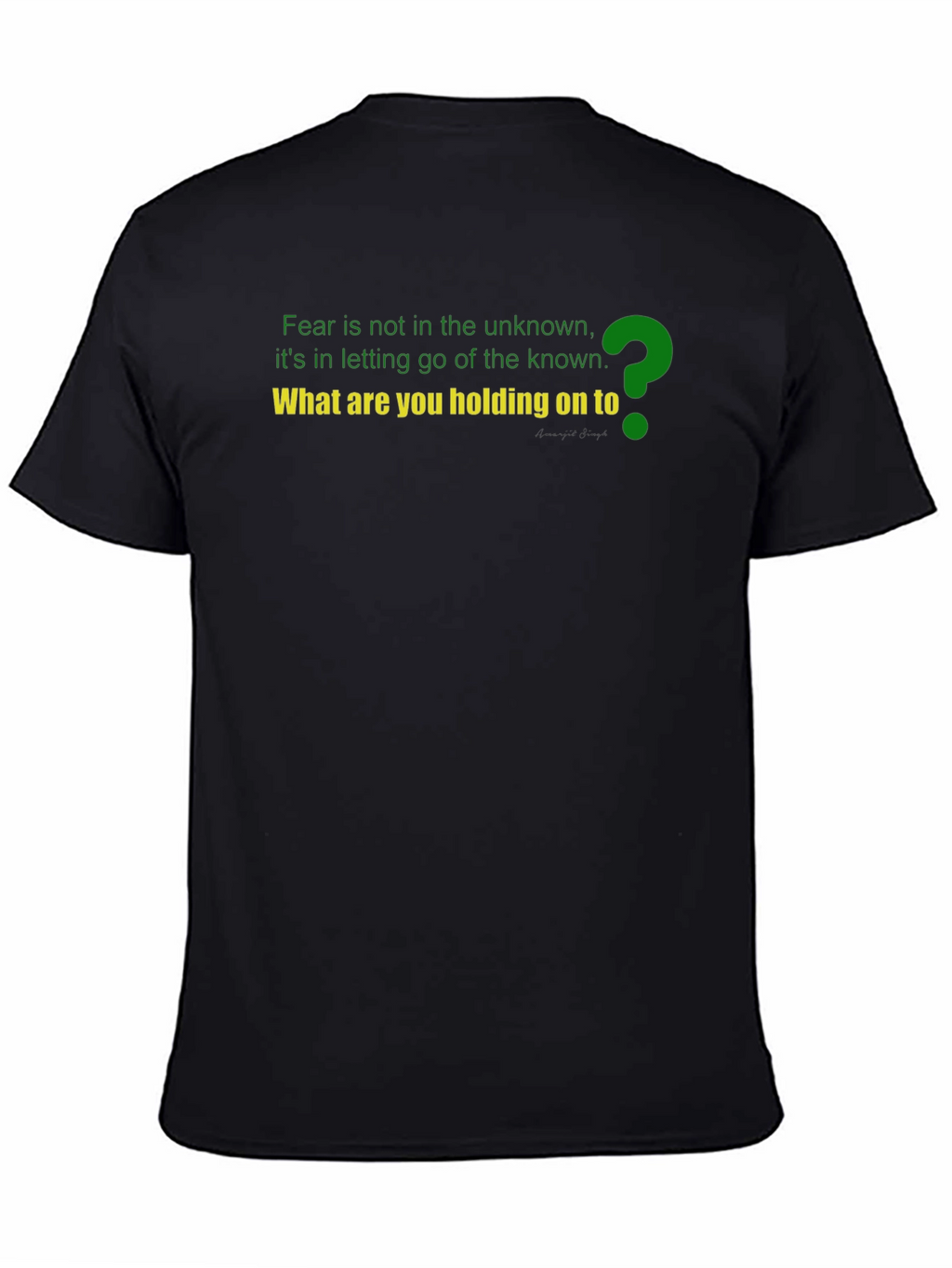 Motivational T-Shirt - Fear of Unknown