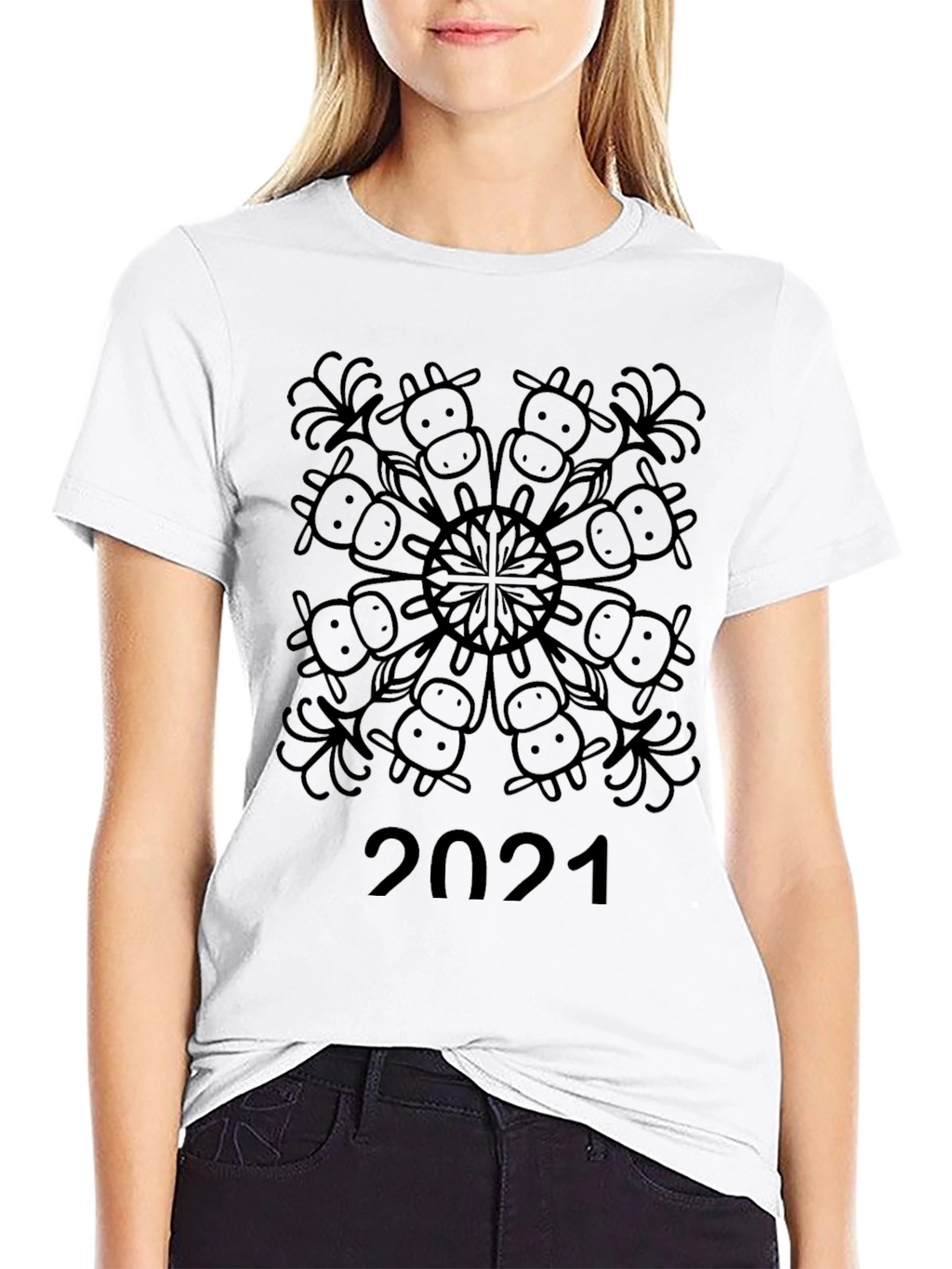 Cow Zodiac 2021 Black T-Shirt