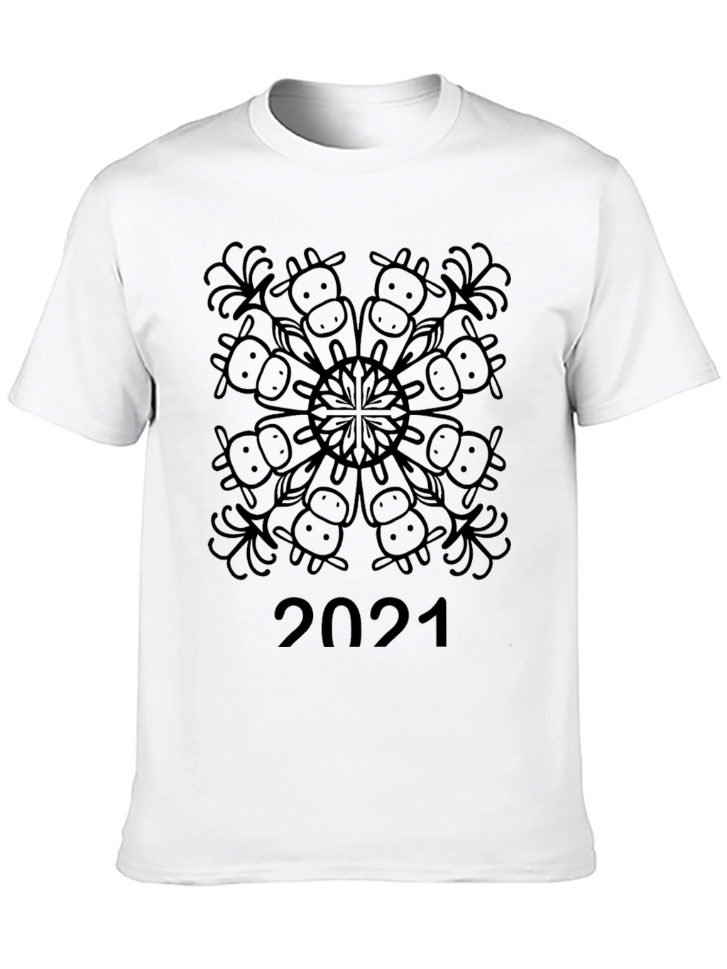 Cow Zodiac 2021 Black T-Shirt