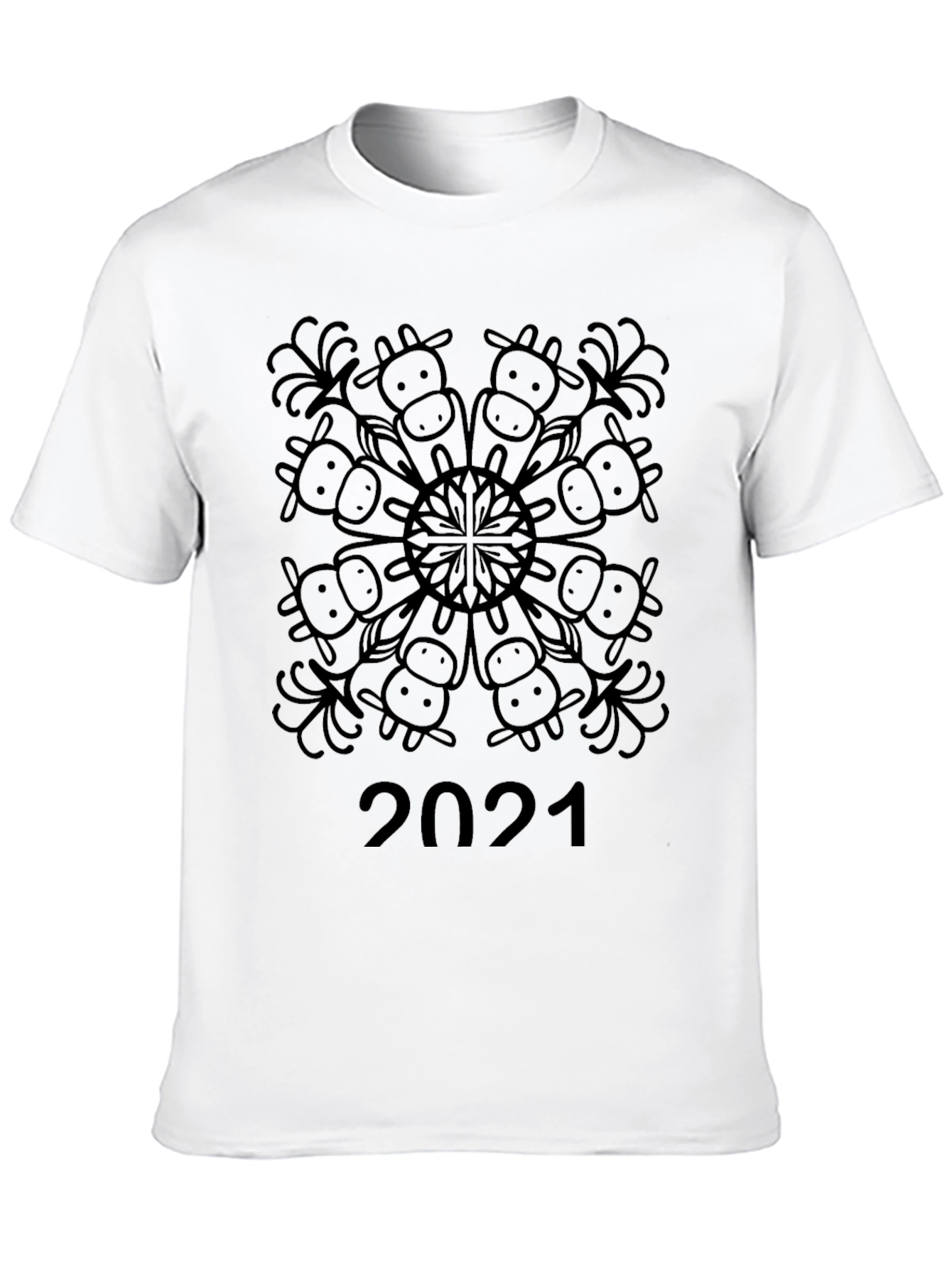 Cow Zodiac 2021 Black T-Shirt