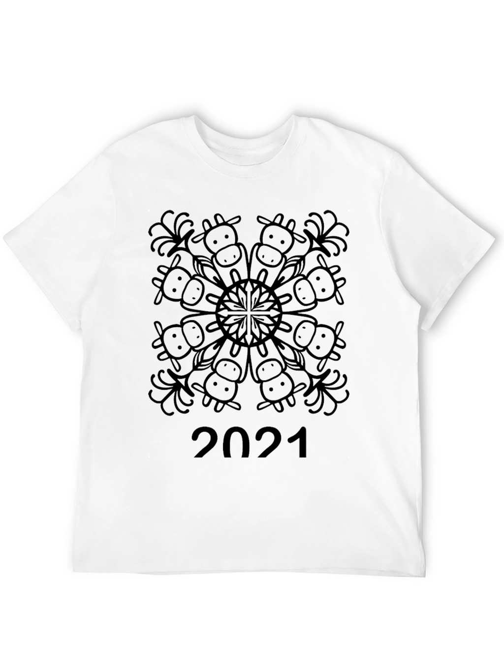 Cow Zodiac 2021 Black T-Shirt