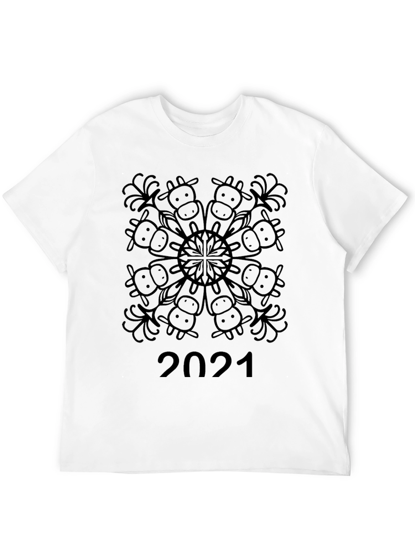 Cow Zodiac 2021 Black T-Shirt