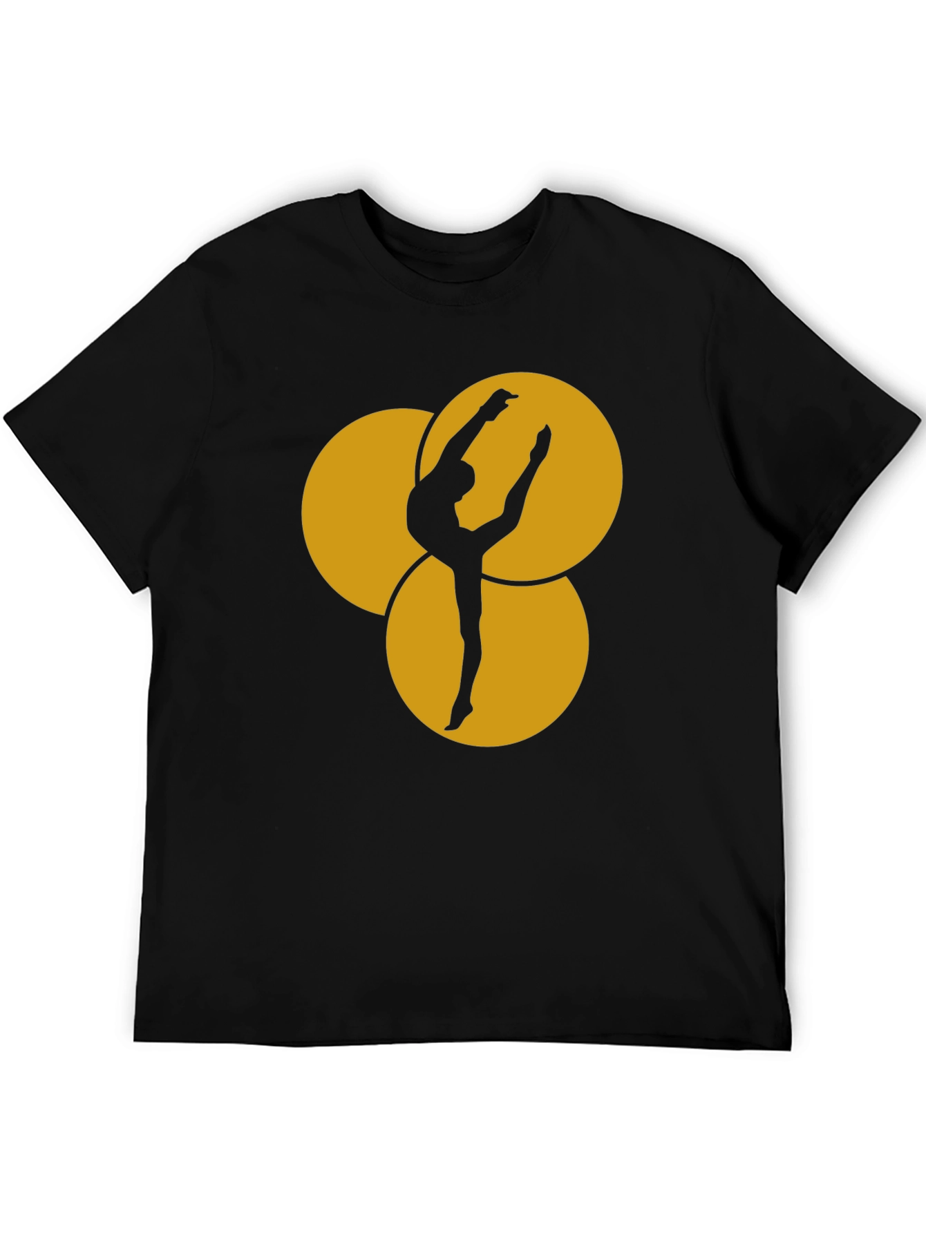 Dance Silhouette Graphic Tee - Black