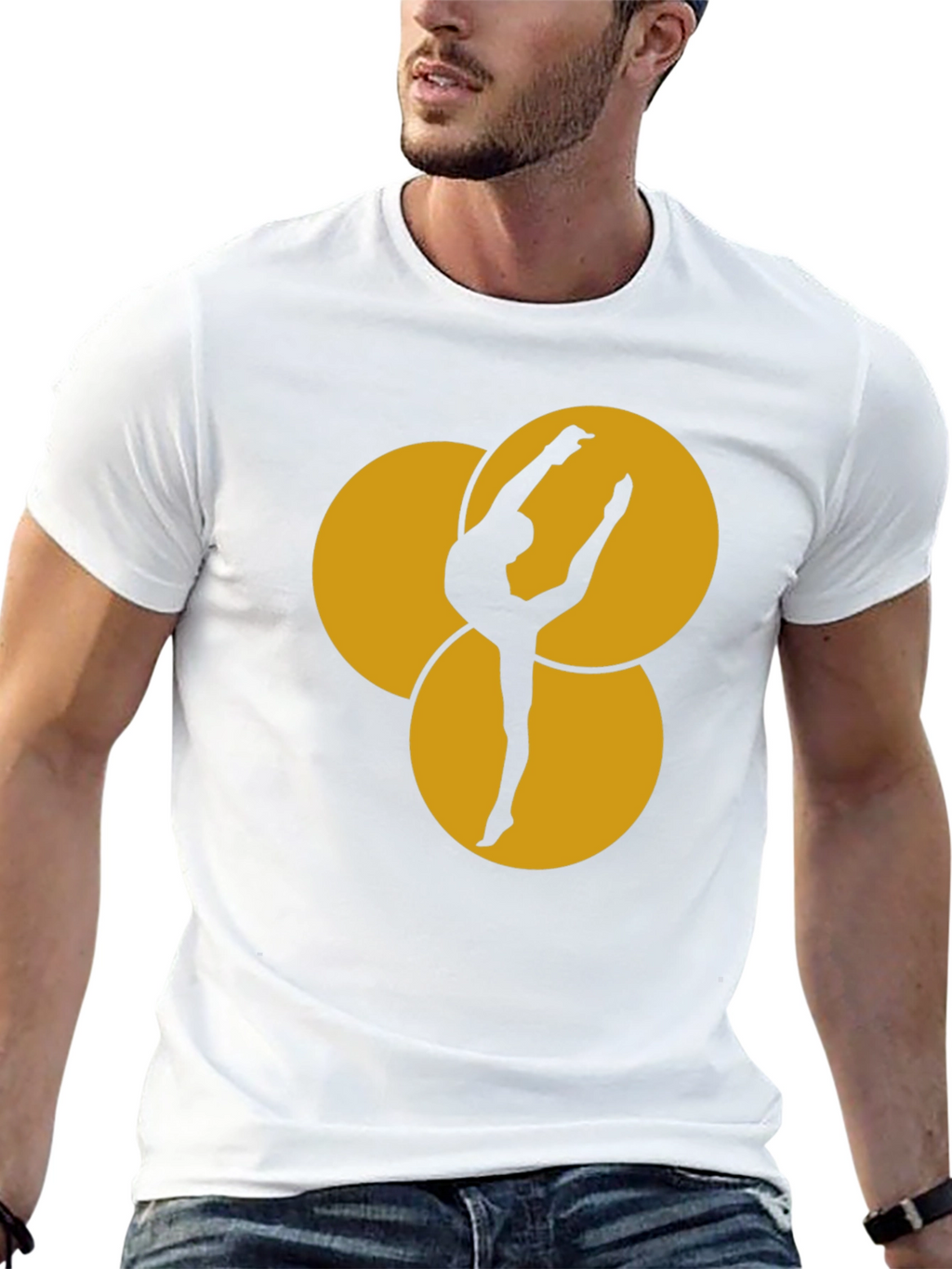 Dance Silhouette Graphic Tee - Black