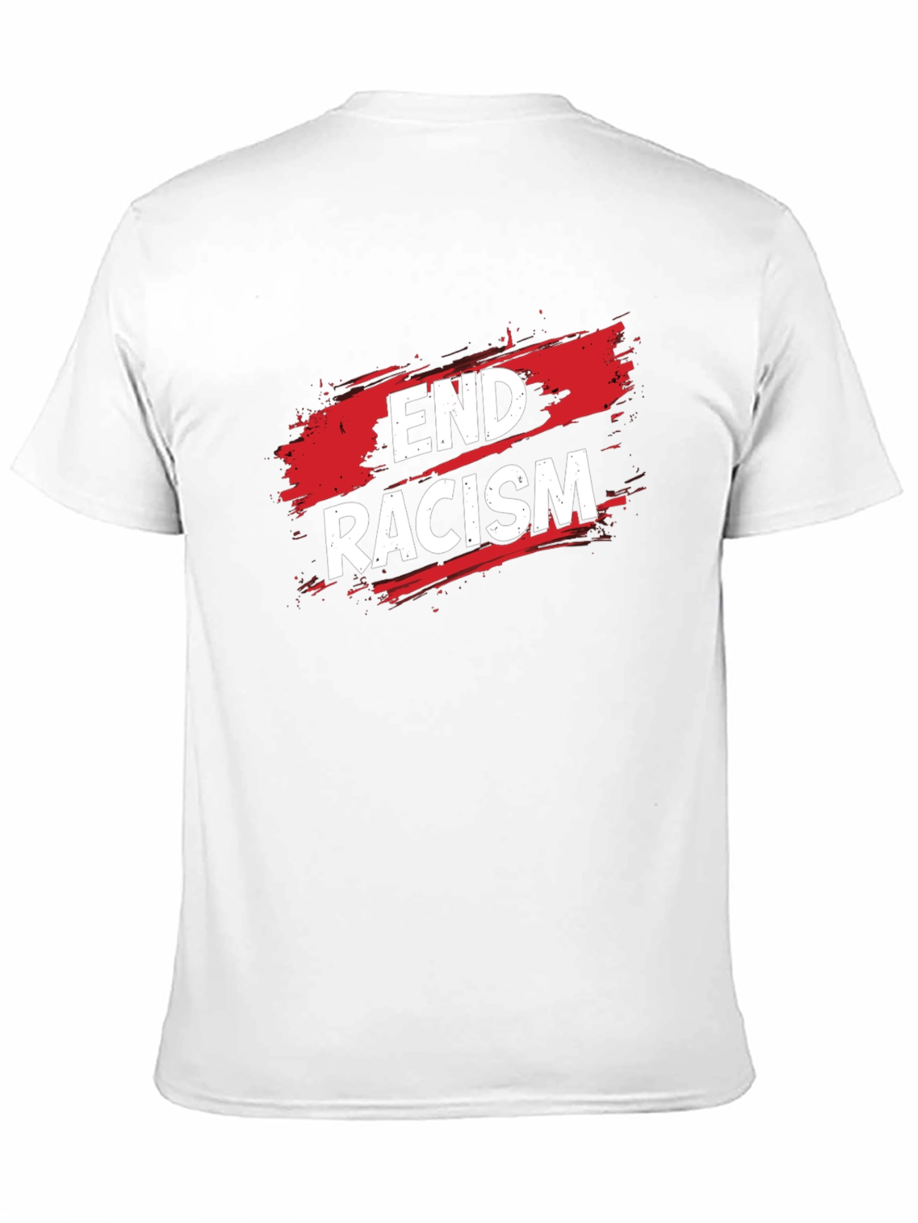 End Racism Graphic Tee - Black
