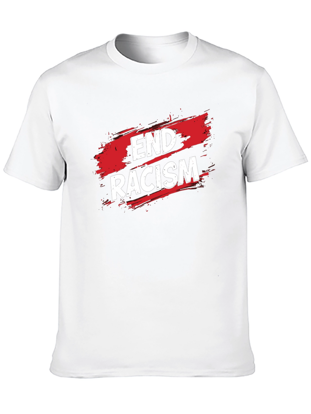 End Racism Graphic Tee - Black