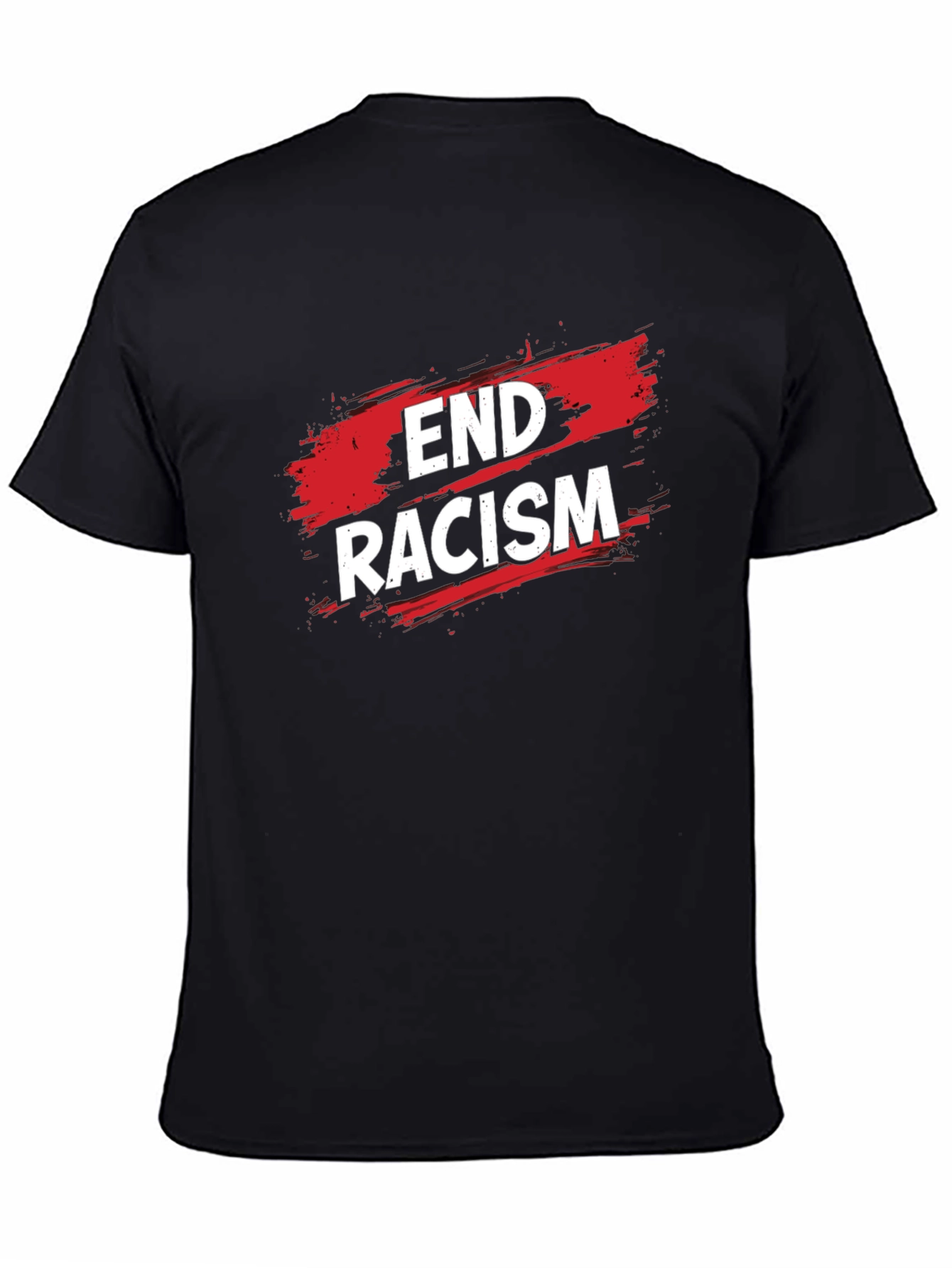 End Racism Graphic Tee - Black