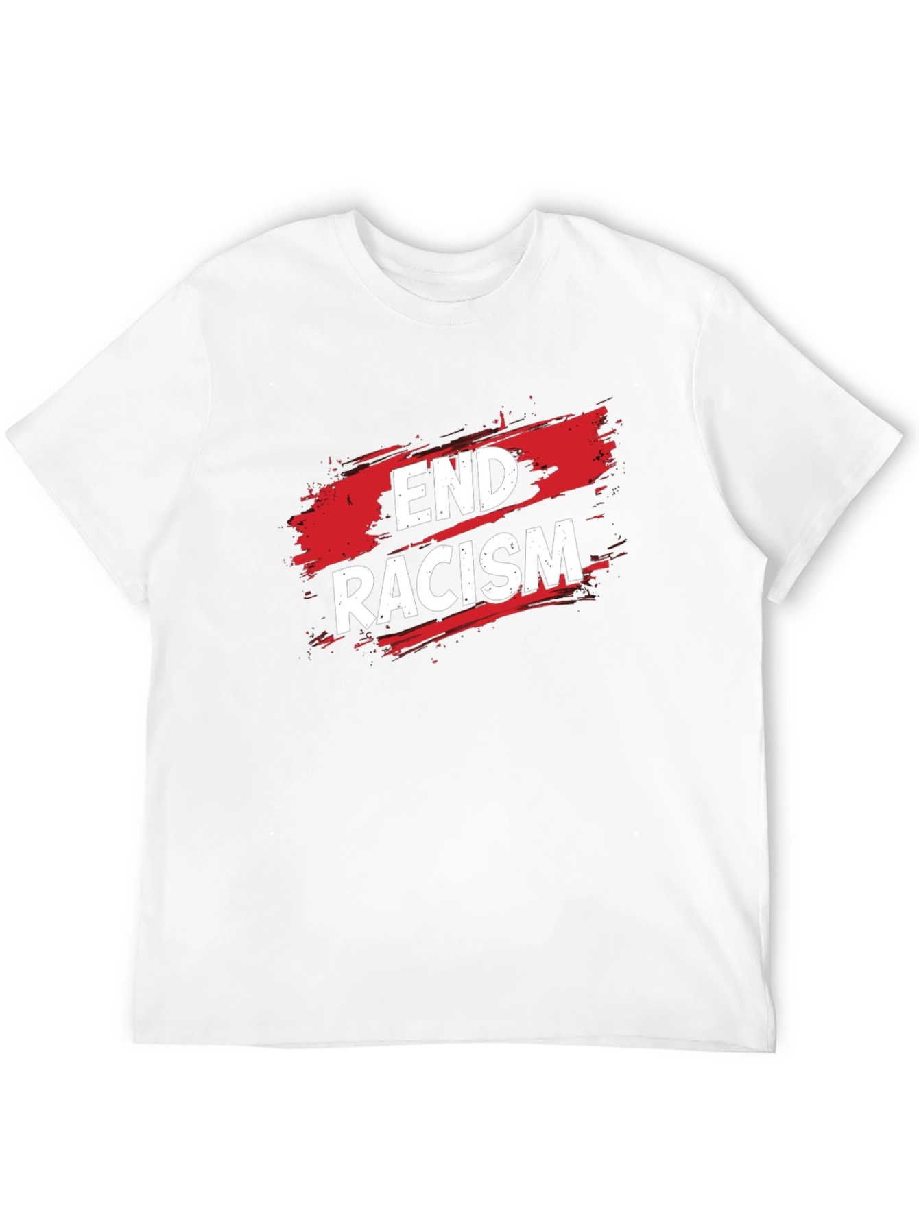End Racism Graphic Tee - Black