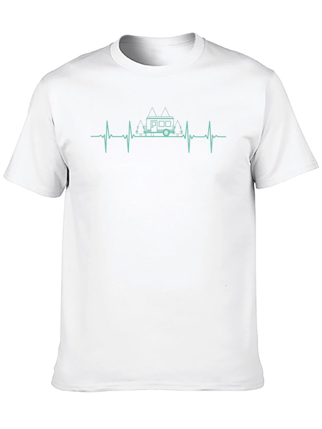 Camping Heartbeat T-Shirt - Adventure Tee