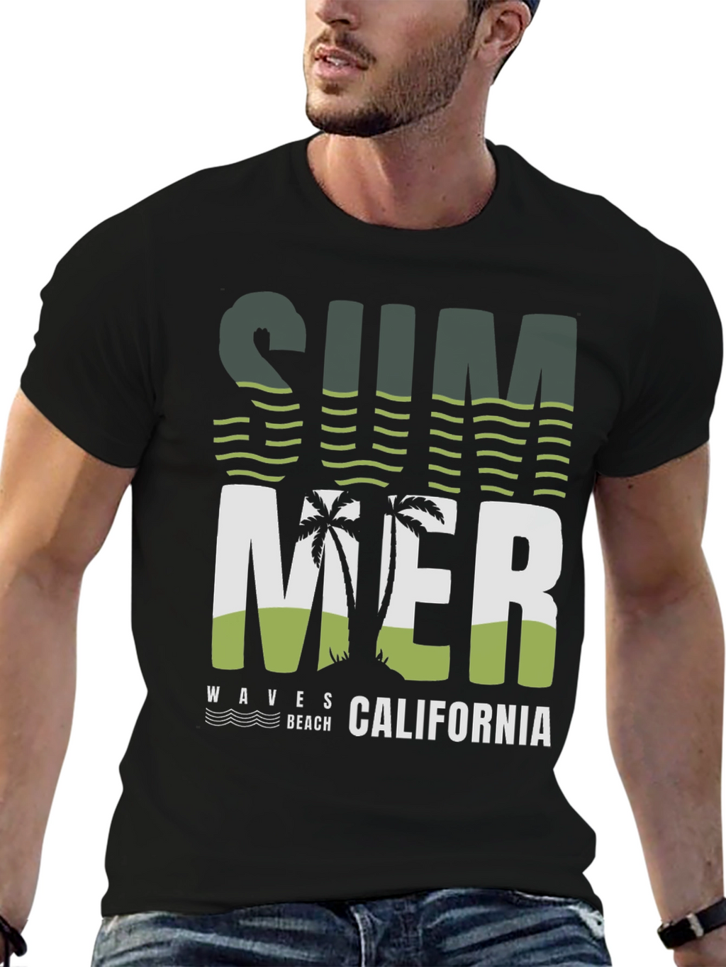Summer California Graphic T-Shirt