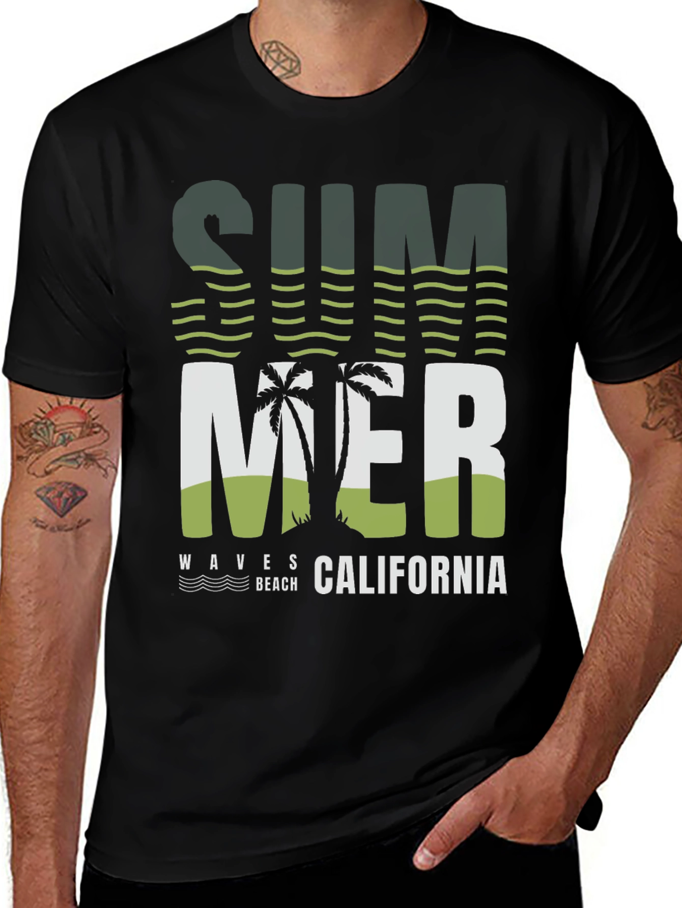 Summer California Graphic T-Shirt