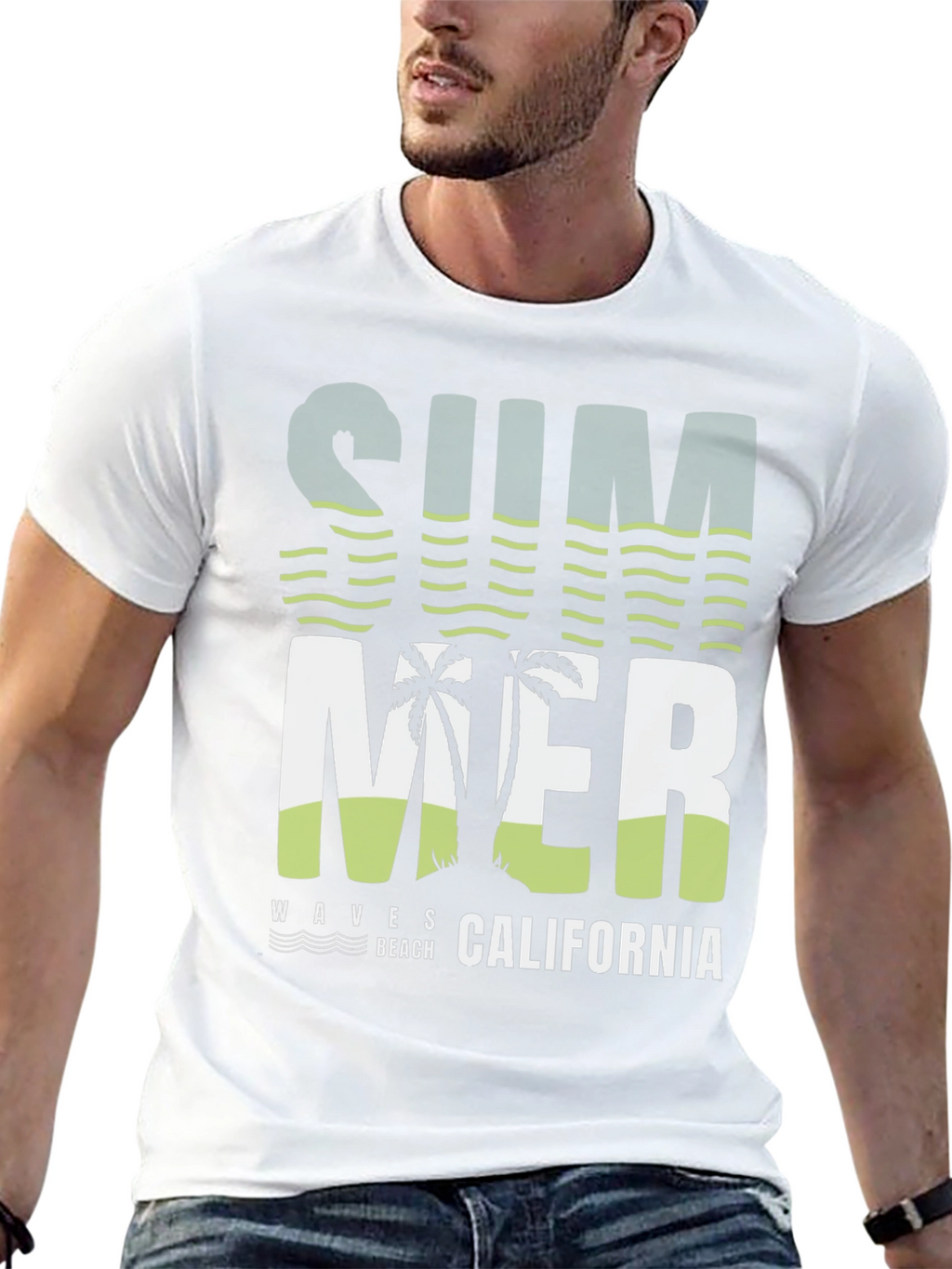 Summer California Graphic T-Shirt