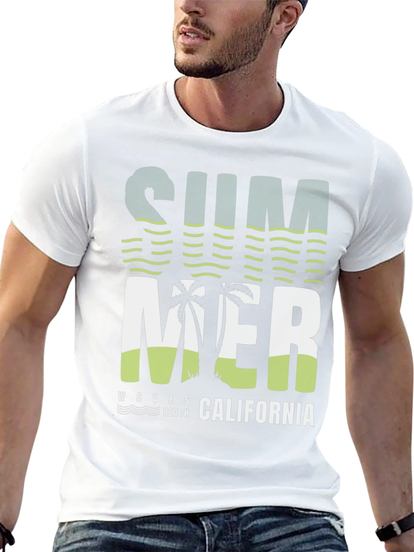 Summer California Graphic T-Shirt