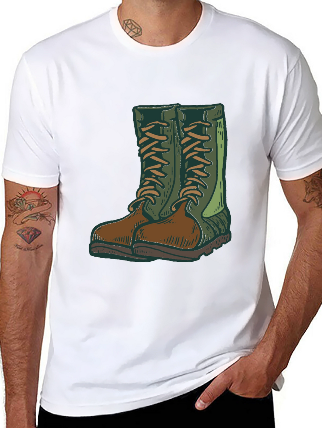 Mens Boots Graphic Tee - Stylish & Comfortable